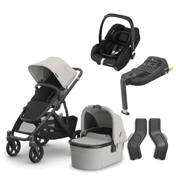 UPPAbaby Vista V3 Pushchair with Cabriofix & Base - Savannah