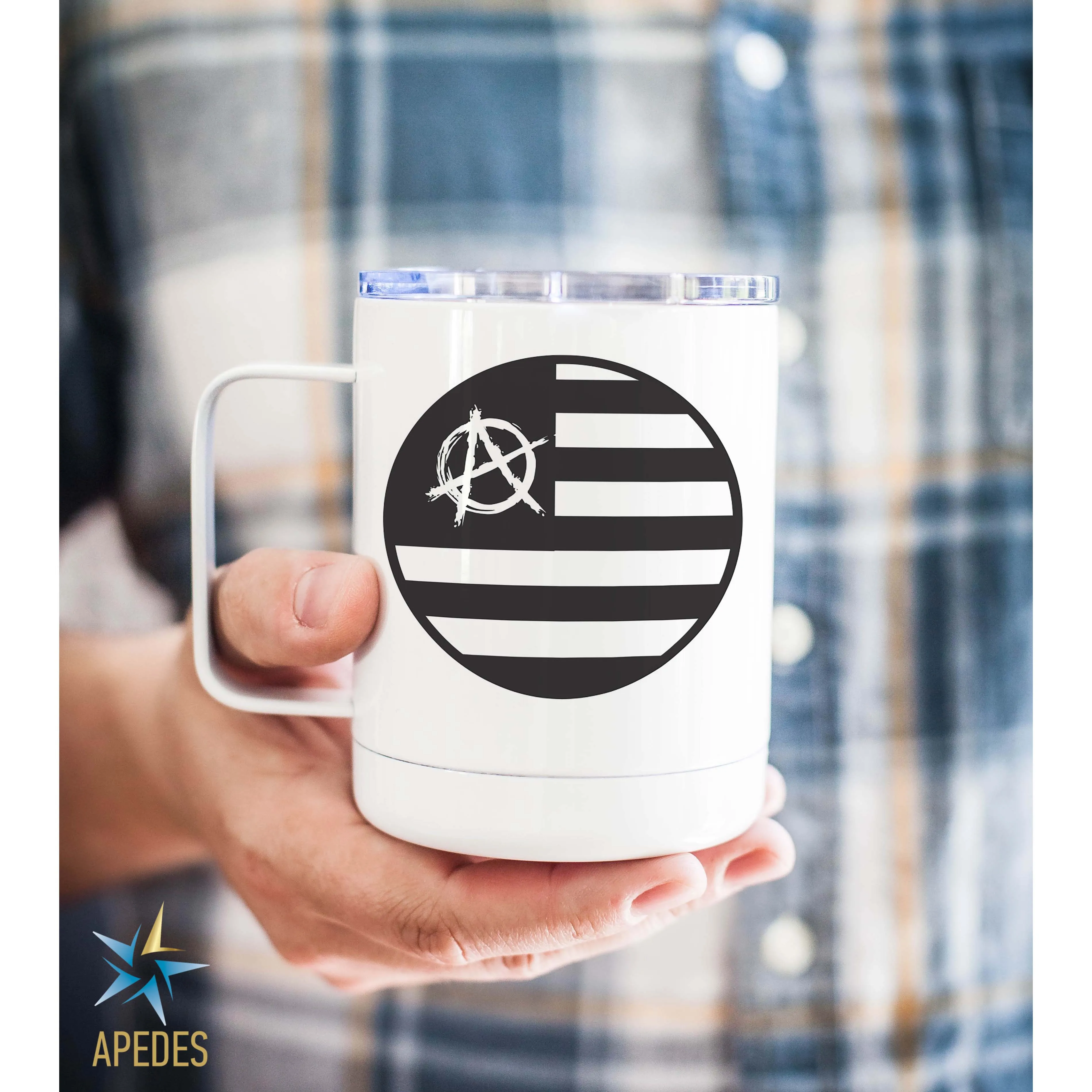 US Anarchy Stainless Steel Travel Mug 13 OZ