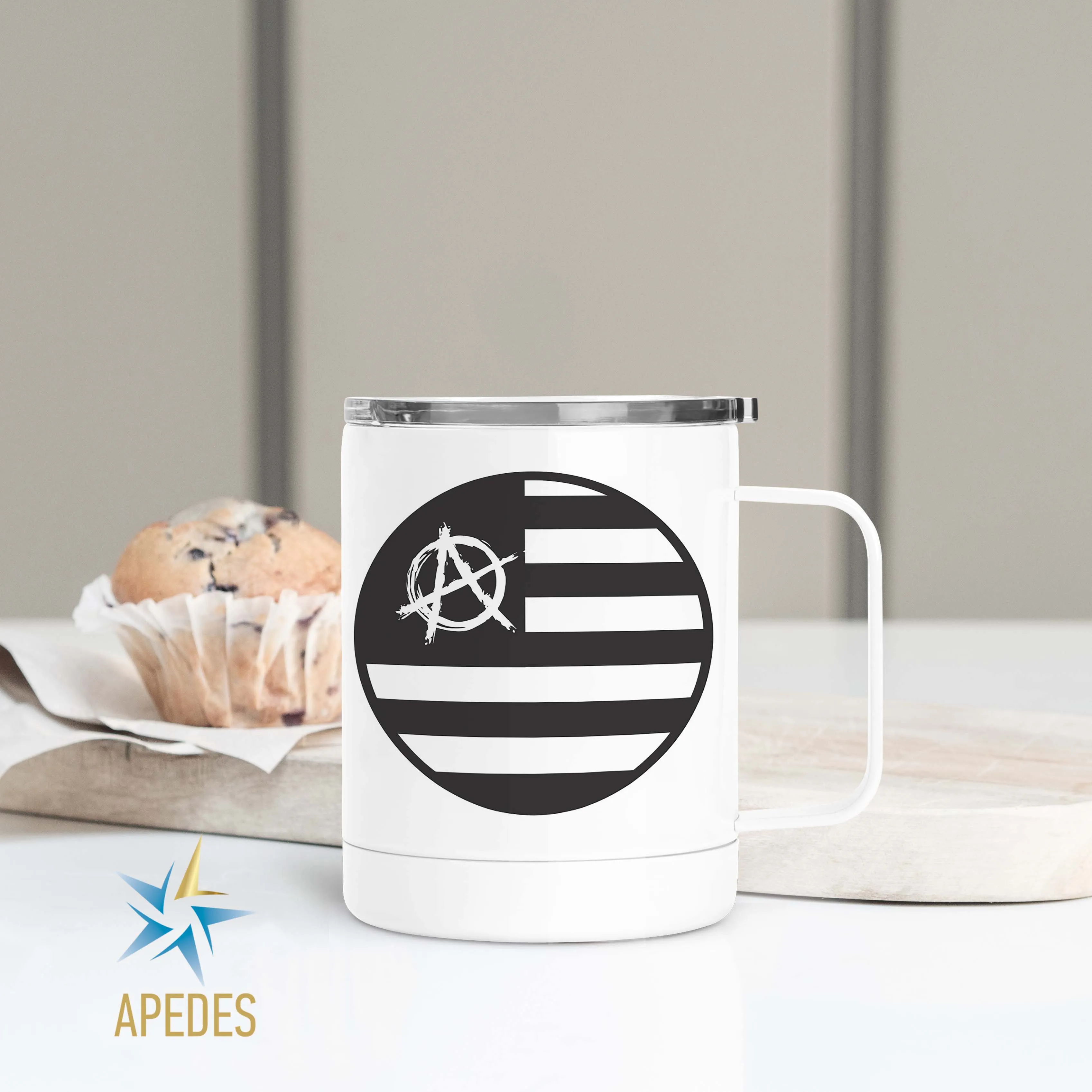 US Anarchy Stainless Steel Travel Mug 13 OZ