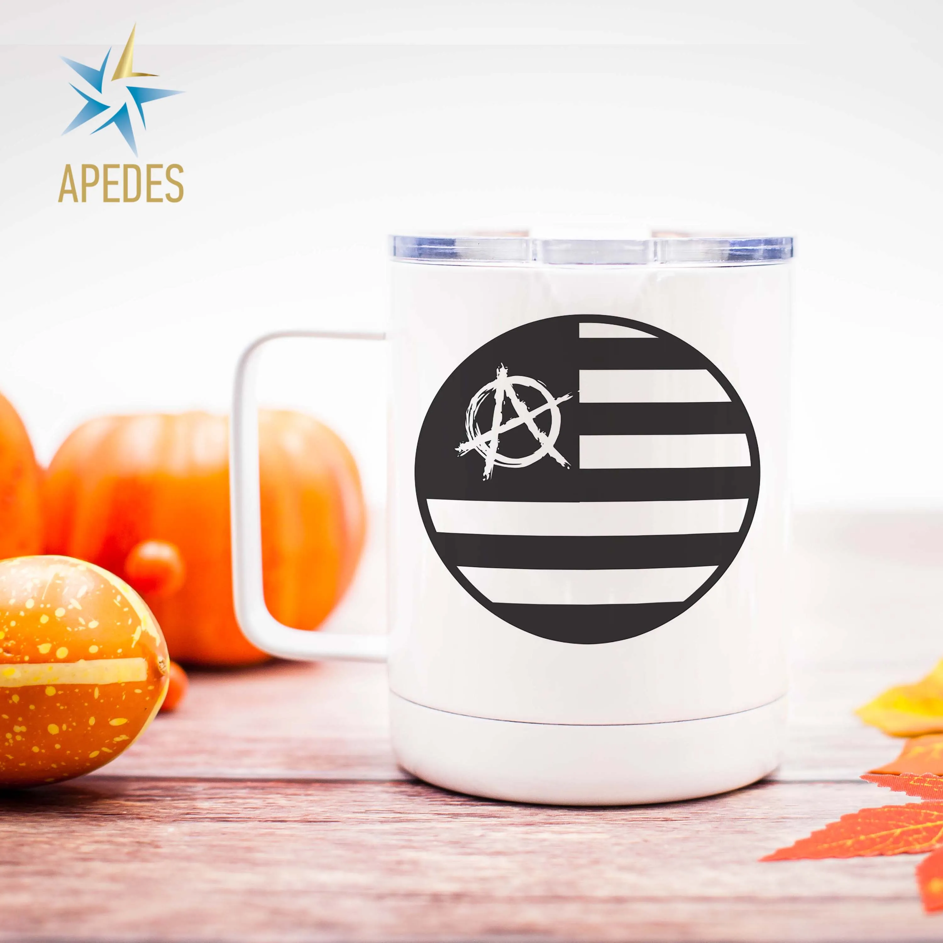 US Anarchy Stainless Steel Travel Mug 13 OZ