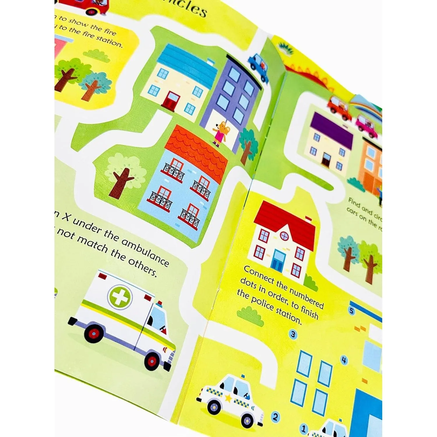 Usborne Wipe Clean Activities 6 Books Collection Set By Kirsteen Robson(Dinosaur Activities)