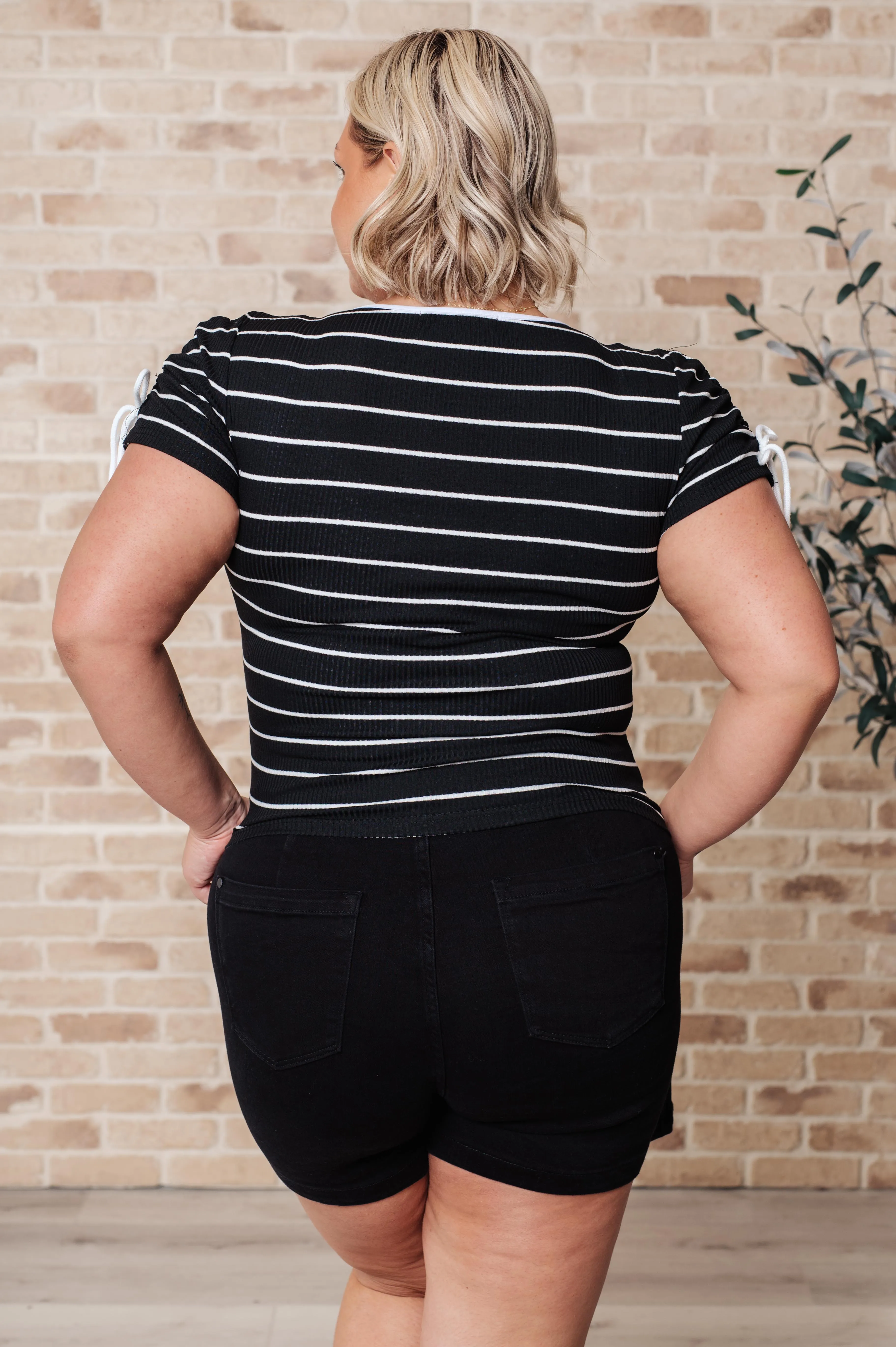 Vaguely Speaking Striped Top