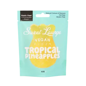 Vegan Fizzy Tropical Pineapples Pouch 10 x 65g