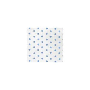 Vietri Papersoft Light Blue Dot Cocktail Napkins