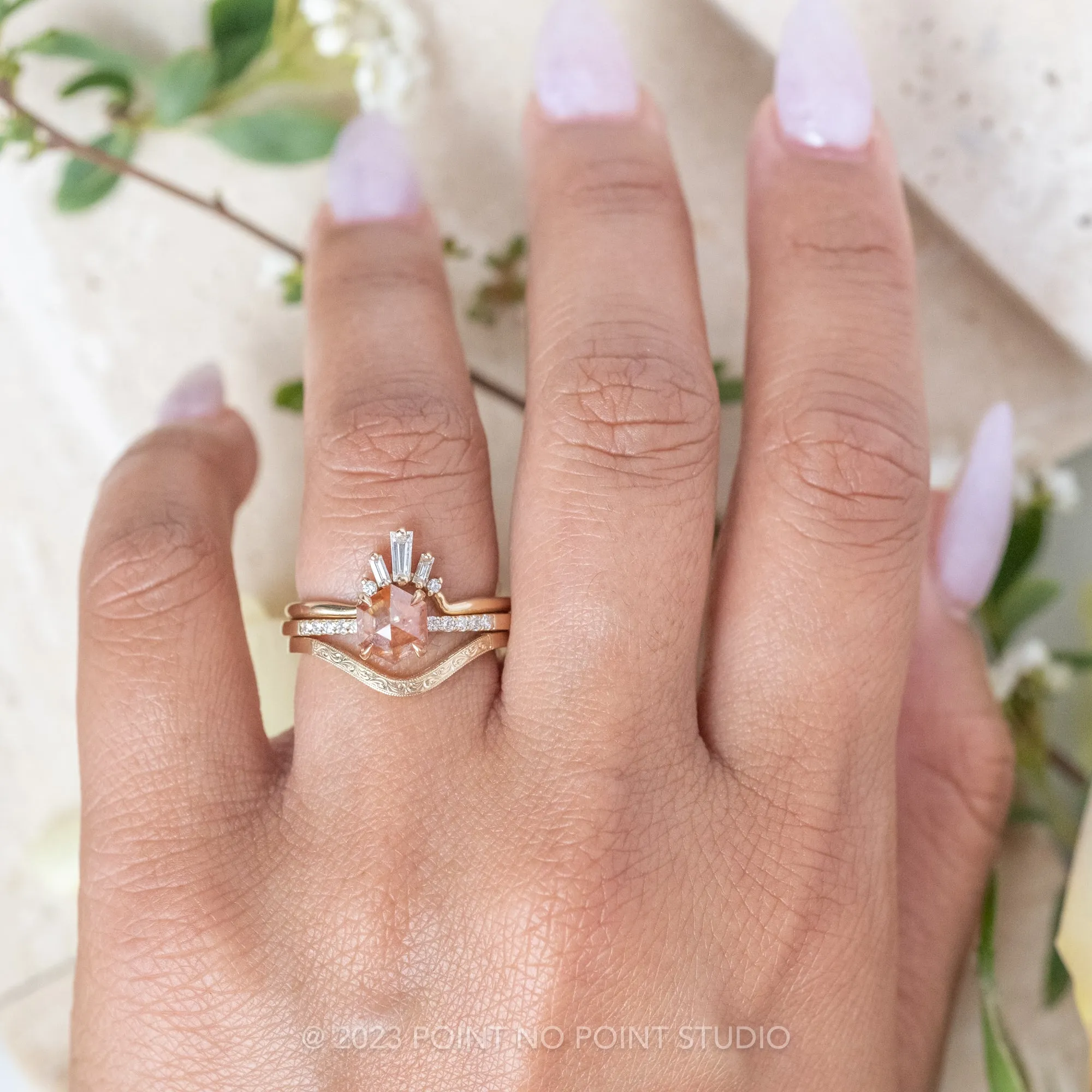 Vintage Classic Contour Wedding Band, 14k Yellow Gold
