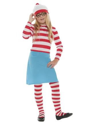 Wenda Where's Wally Girls Costume Wheres Waldo Book Week Fancy Dress