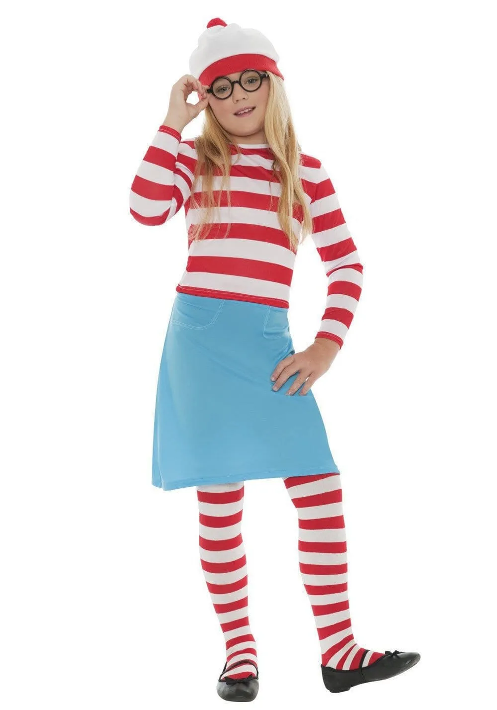 Wenda Where's Wally Girls Costume Wheres Waldo Book Week Fancy Dress