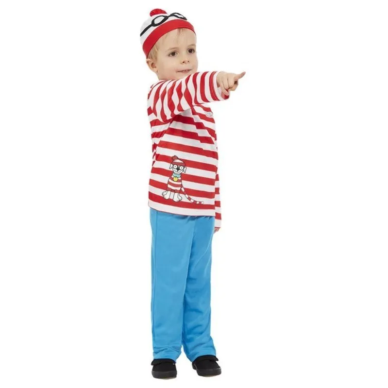 Where's Wally Costume, Red & White