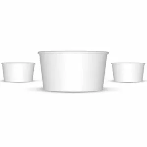 White Paper Cups – Medium (132ml, 4.5oz) - 2000 units per case