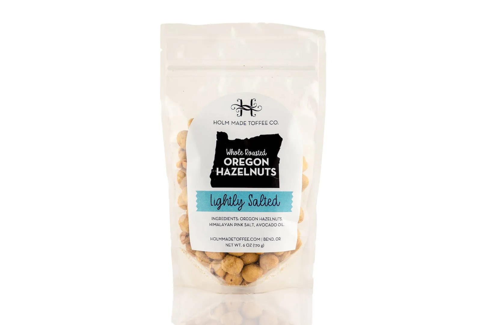 Whole Roasted Oregon Hazelnuts - Lightly Salted