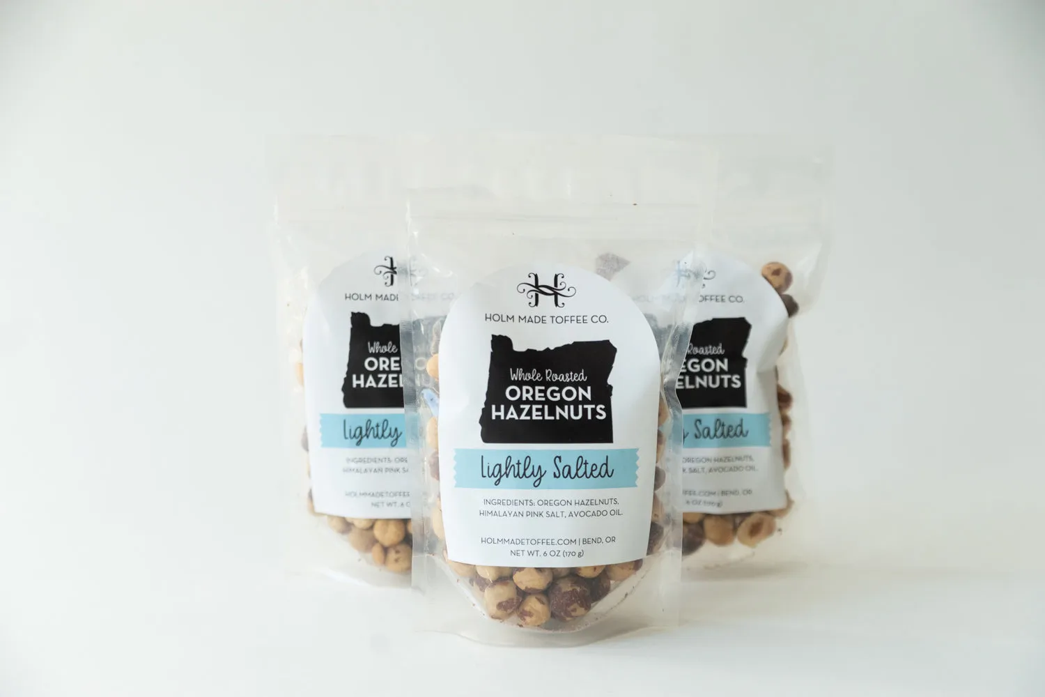 Whole Roasted Oregon Hazelnuts - Lightly Salted