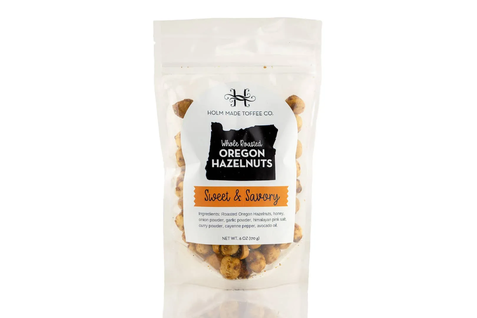 Whole Roasted Oregon Hazelnuts - Sweet and Savory