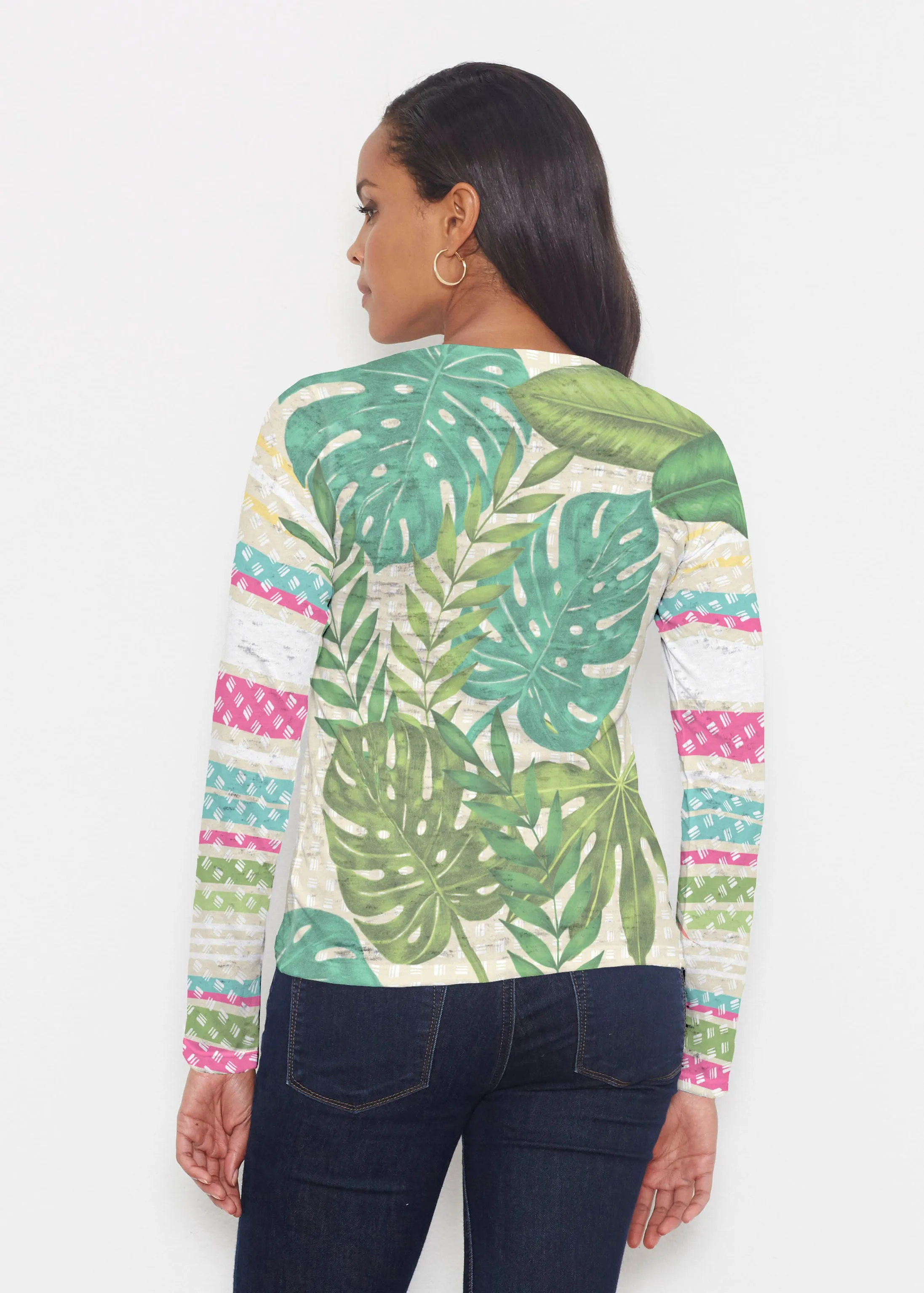 Wild Begonia (13489) ~ Signature Long Sleeve Crew Shirt