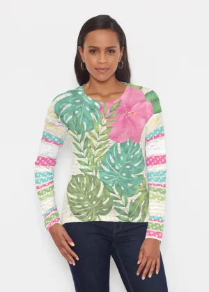 Wild Begonia (13489) ~ Signature Long Sleeve Crew Shirt