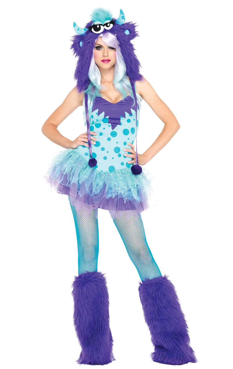 Womens Polka Dotty Monster Costume