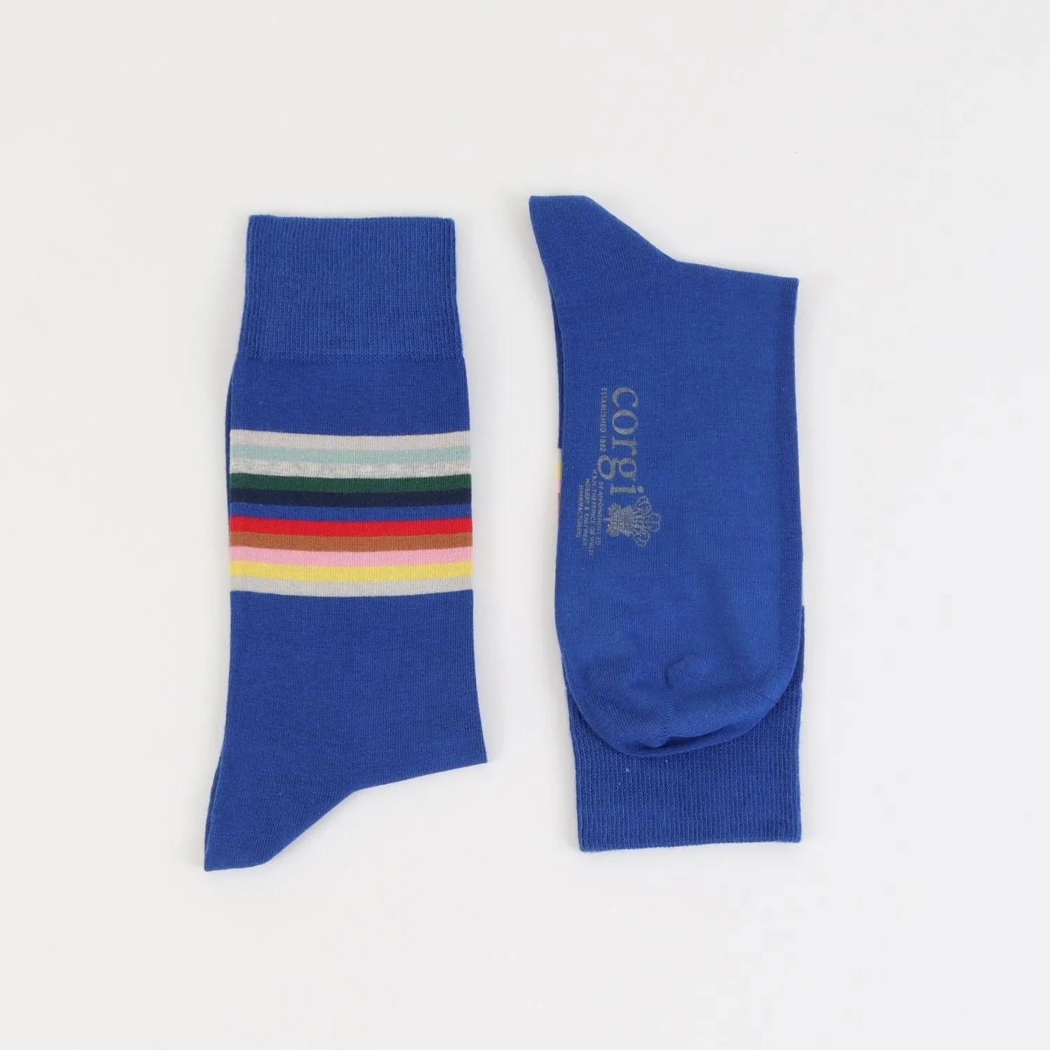 Women's Rainbow Stripe Cotton Socks