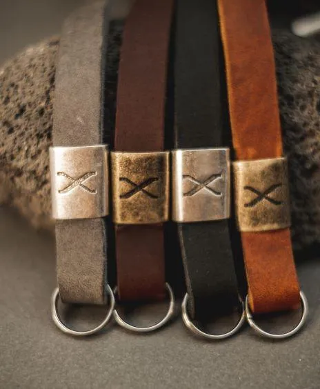 X Leather Camera Strap  Dark Brown 15mm