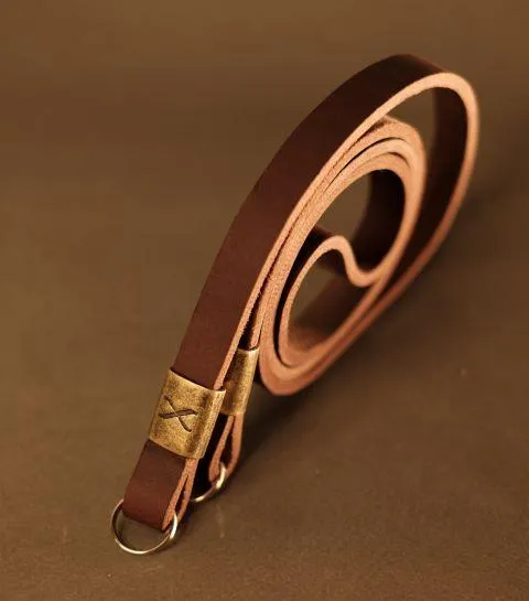 X Leather Camera Strap  Dark Brown 15mm