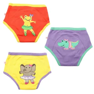 ZOOCCHINI Organic Potty Training Pants Set (Ballerina Gals)