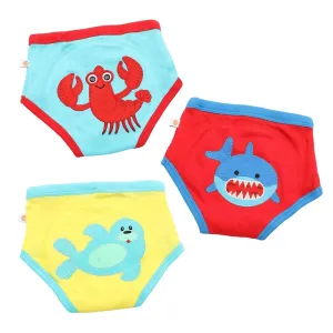 ZOOCCHINI Organic Potty Training Pants Set (Ocean Pals)