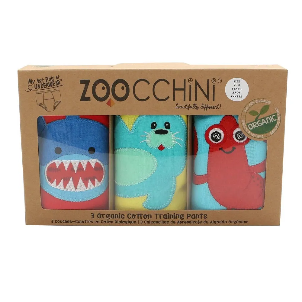 ZOOCCHINI Organic Potty Training Pants Set (Ocean Pals)
